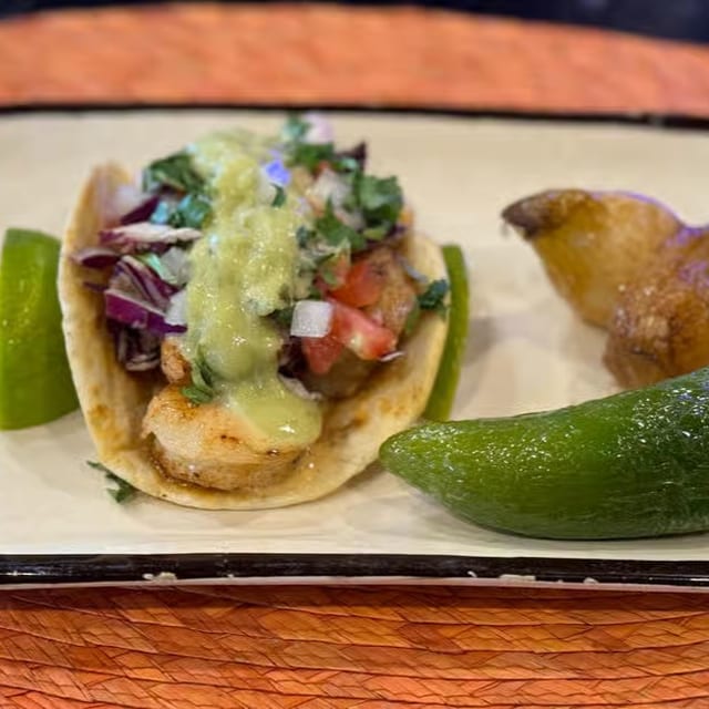 Taco de Camaron (Harina).