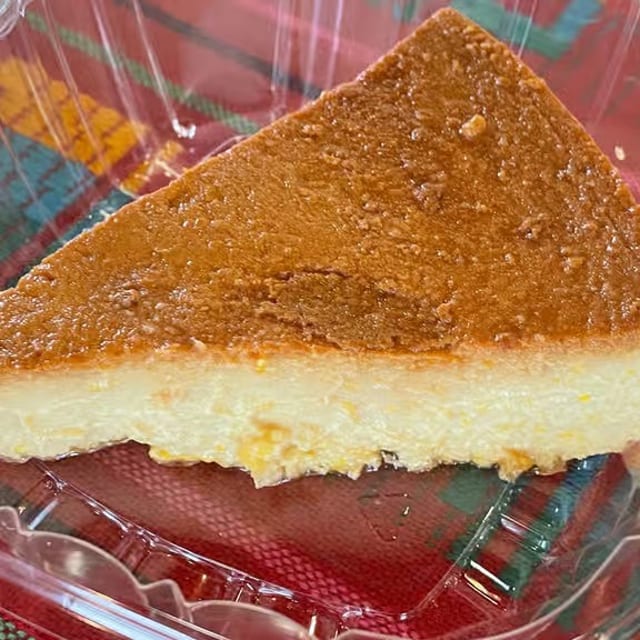 Flan de Elote.
