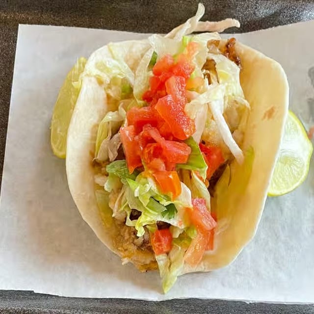 Taco de Pescado (Harina).