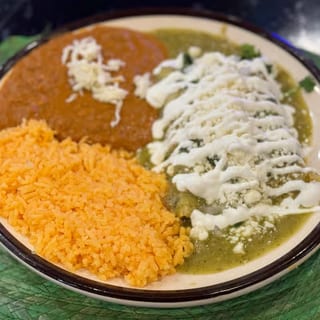 Lunch Enchiladas Verdes